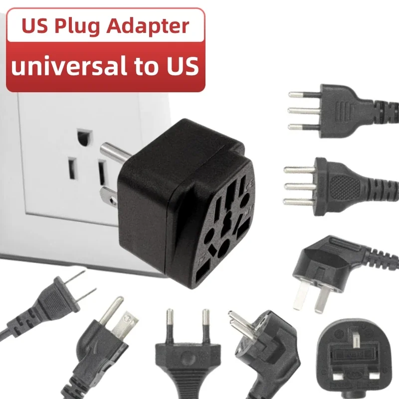 

Hot Universal Black Copper 10A 250V EURO UK AU USA EU to Swiss Switzerland Suisse 3 Pin AC Power Plug Converter Travel Adapter