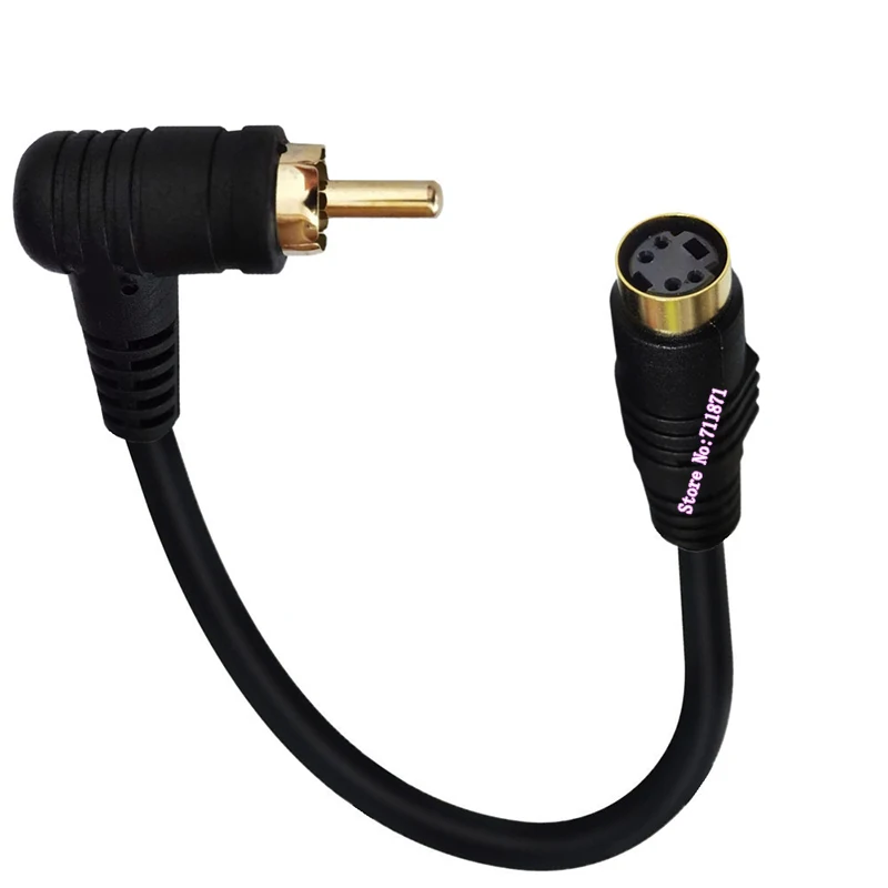 4 Pin Mini Din S-Video RCA Male Female Adapter Cable composite video RCA Mini Din 4P 4Pin adaptor Line Cord Wire 4P Mini Din AV