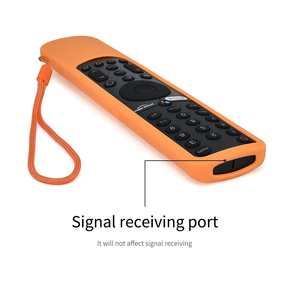 Silicone Cover Case For MI TV P1 Q1 A2 Remote Control XMRM-19 Protective Case With Lanyard