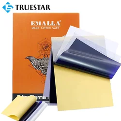 EMALLA Tattoo Transfer Paper 5/10/20/30/50/100 Sheets Tattoo Stencil Paper 4 Layers Thermal Transfer Stencil Paper for Body Art