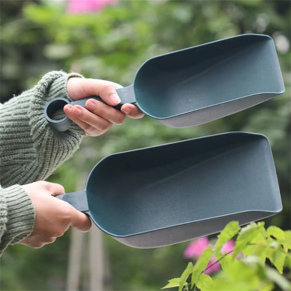 

Practical Thickened Soil Scoop Plastic Lightweight Garden Hand Shovel Ergonomic Multifunctional Flat Spatula