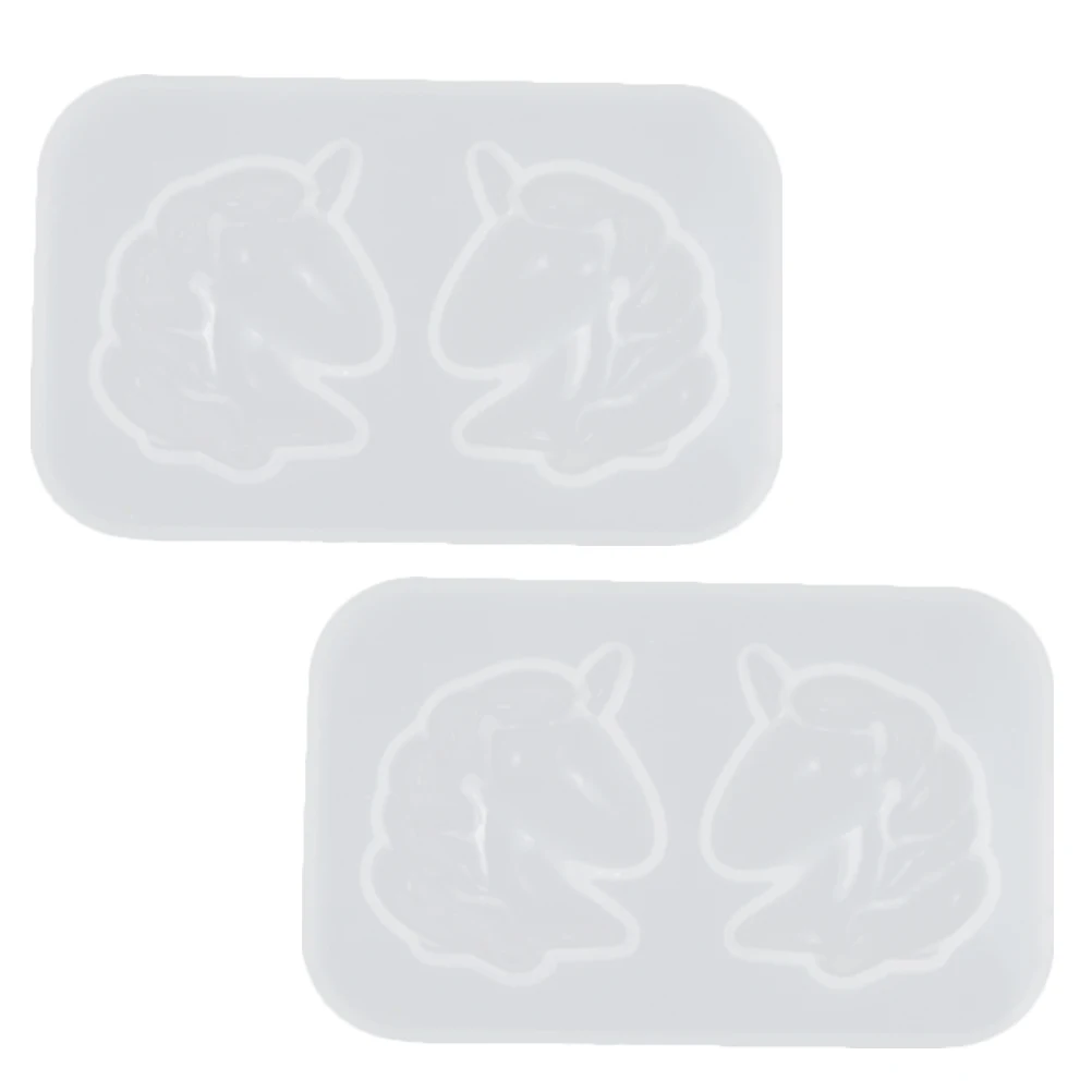 

2PCS Crystal Pendant Silicone Heat Resistant Reusable Jewelry Accessories DIY Diy Epoxy Mold Silicone Epoxy Molds Mold