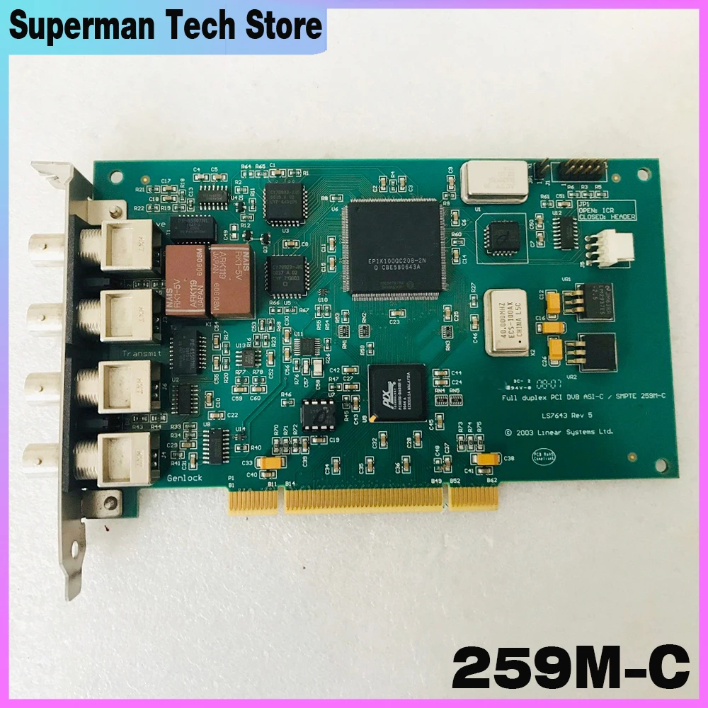 Acquisition Card OK-RGB30A  ASI-C /SMPTE 259M-C VSS-8120C-DI-P RevA PCIAgfaPRO R1.2 PCI-1712L PCI-6071e PCI-6516 PCI-9118DG