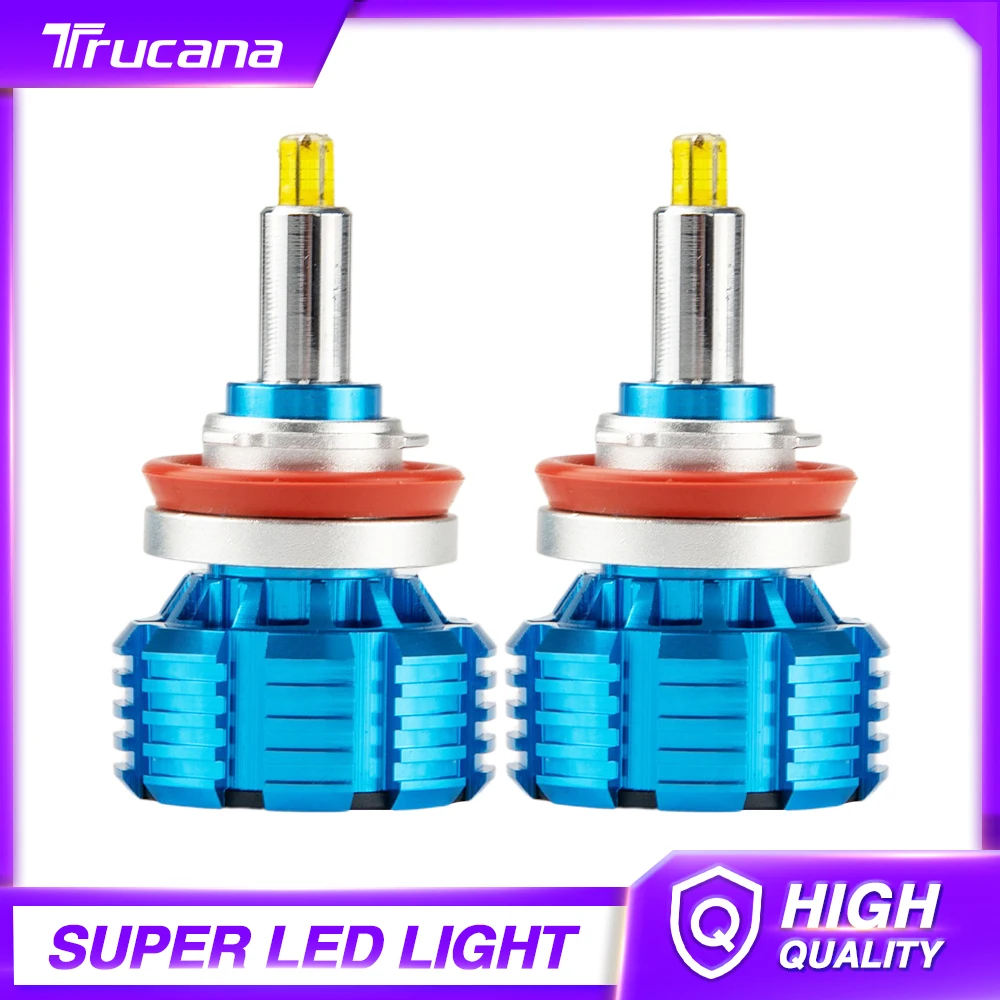 Trucana H1 H7 LED Canbus 360 H11 H4 20000LM 9005 HB3 9006 HB4 Led Car Headlight Bulb diode Fog Light for auto 6000K 70W 12V