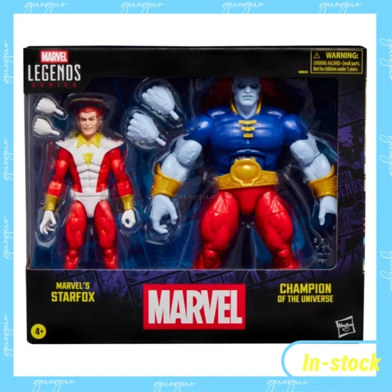 

【In-stock】Hasbro Marvel Legends Series Star Fox and Universe Champion Double Set Anime Character Collection Model Toy