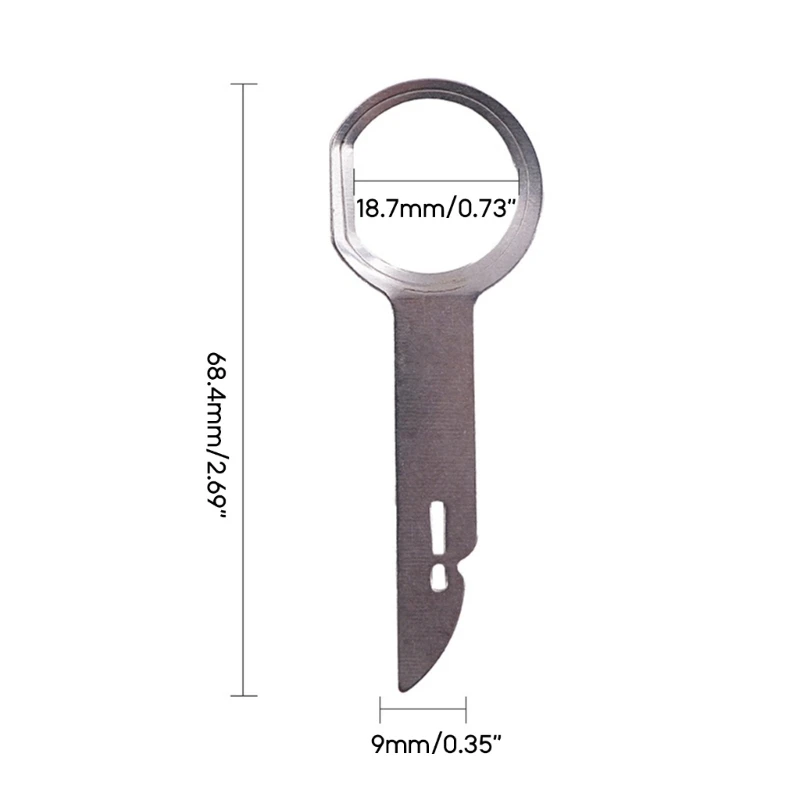 Outils de démontage d'autoradio pour VW Audi, outils flacon prédire, outil de démontage spécial, CD stéréo automatique, 1/4 pièces