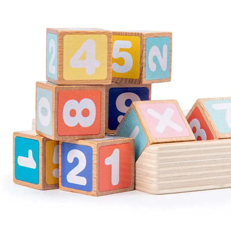 Montessori matemática brinquedos cartões coloridos girando carta rotativa quebra-cabeça colorido número matemática blocos para crianças pré-escolar educacional