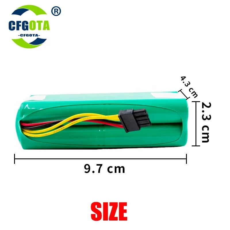 14.4V 3500mAh Ni-MH Battery For Midea VCR01 VCR03 VCR12 R1-L083B R1-L081A Deebot Deepoo X600 ZN605 ZN606 ZN609 Vacuum Cleaner