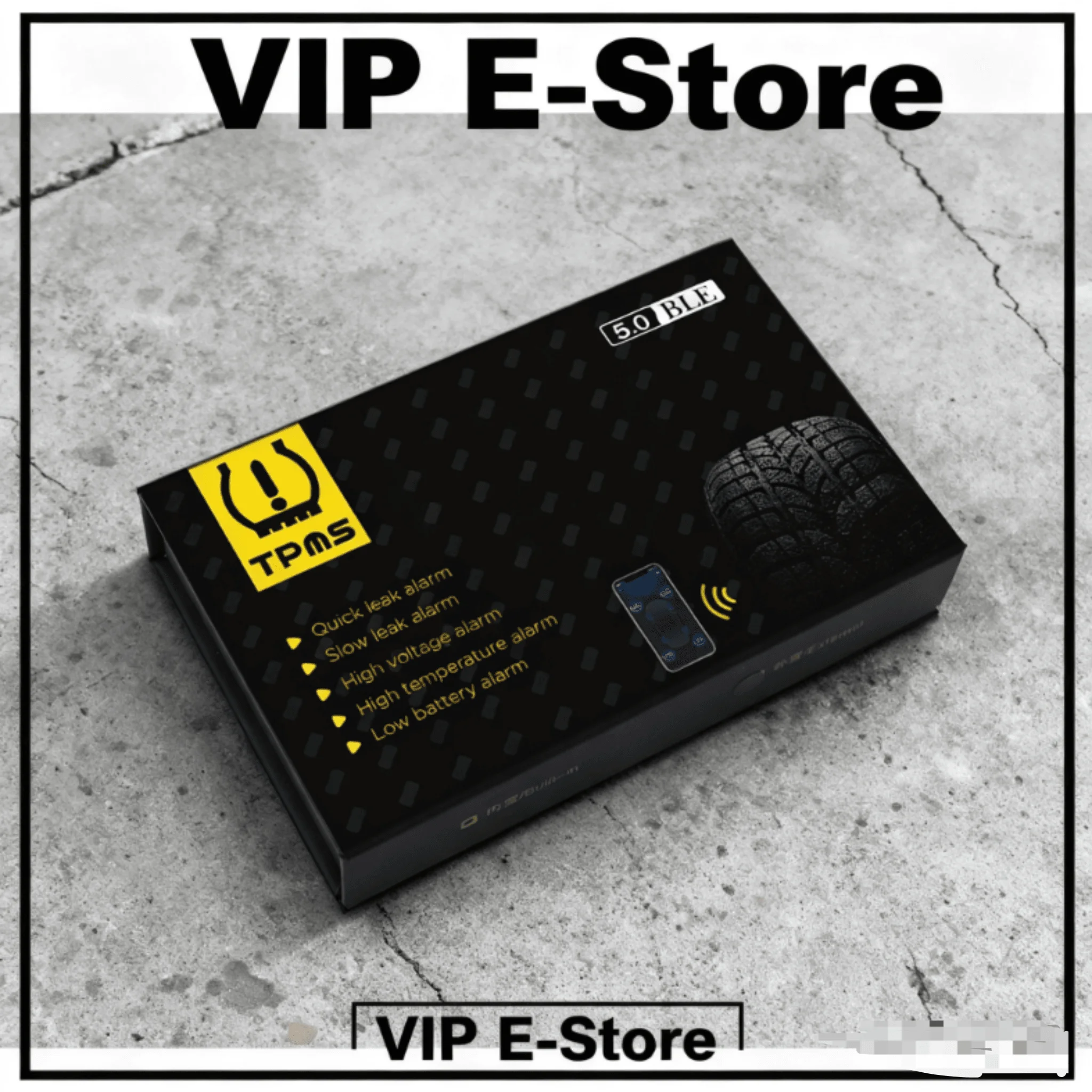 

External V101B Faulty Tire Pressure Monitoring Tpms Sensor Installing TPMS Sensors Bluetooth 5.0 With 4 Sensors for IOS Android