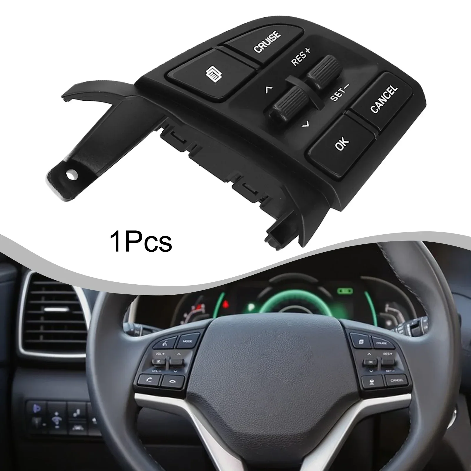 

Cruise Control Switch Cruise Remote Switch Car Steering Wheel Direct Replacement High-quality Materials For Hyundai Tucson 2015