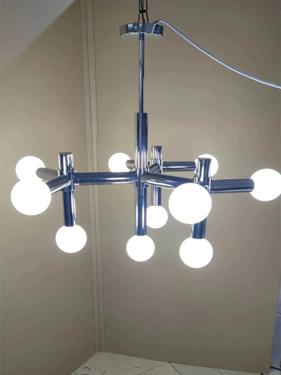 Bauhaus Glass Ball Chandelier Lustre Lighting For Living Dining Room Bedroom Modern Pendant Light Home Indoor Decor Hanging Lamp