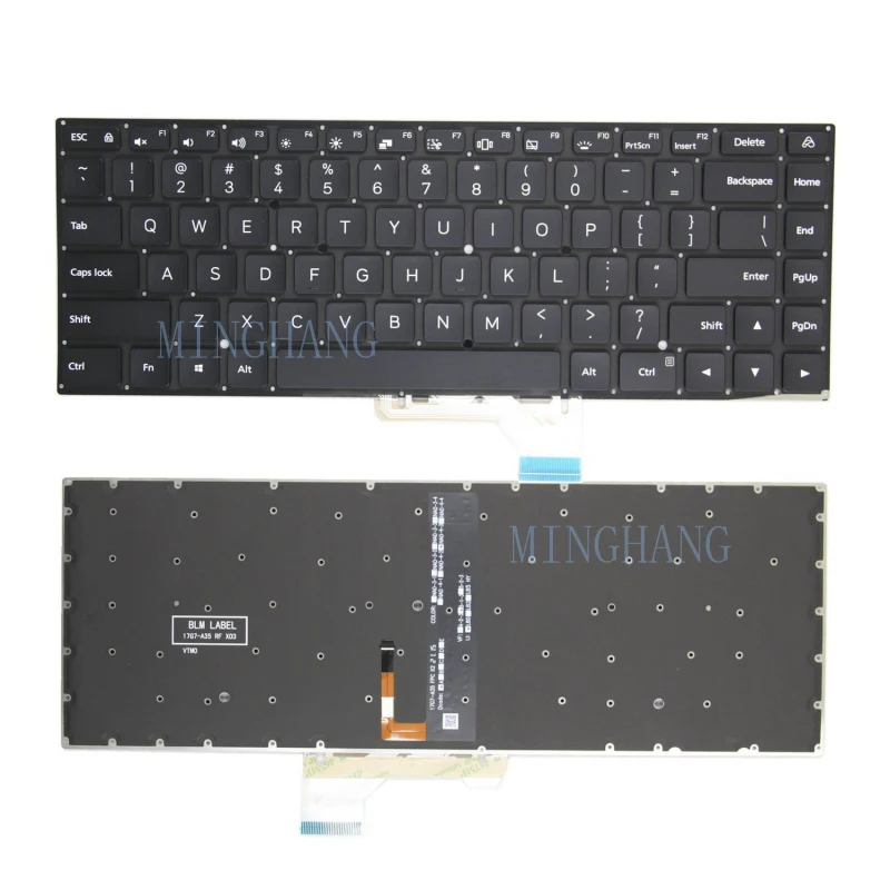 

M New US English Keyboard For XIAOMI MI PRO XMA2009-AD With Backlit Black