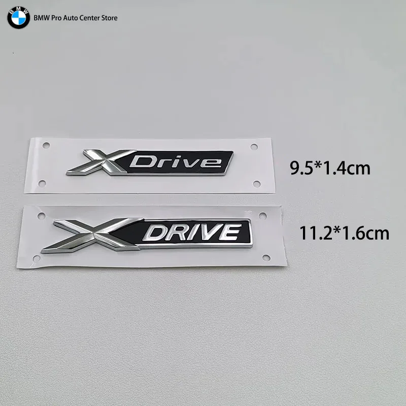 3D ABS X Drive Logo Xdrive Emblem Car Fender Badge Rear Trunk Sticker For BMW E46 E39 E60 E90 E87 E53 F20 F30 X3 X5 Accessories