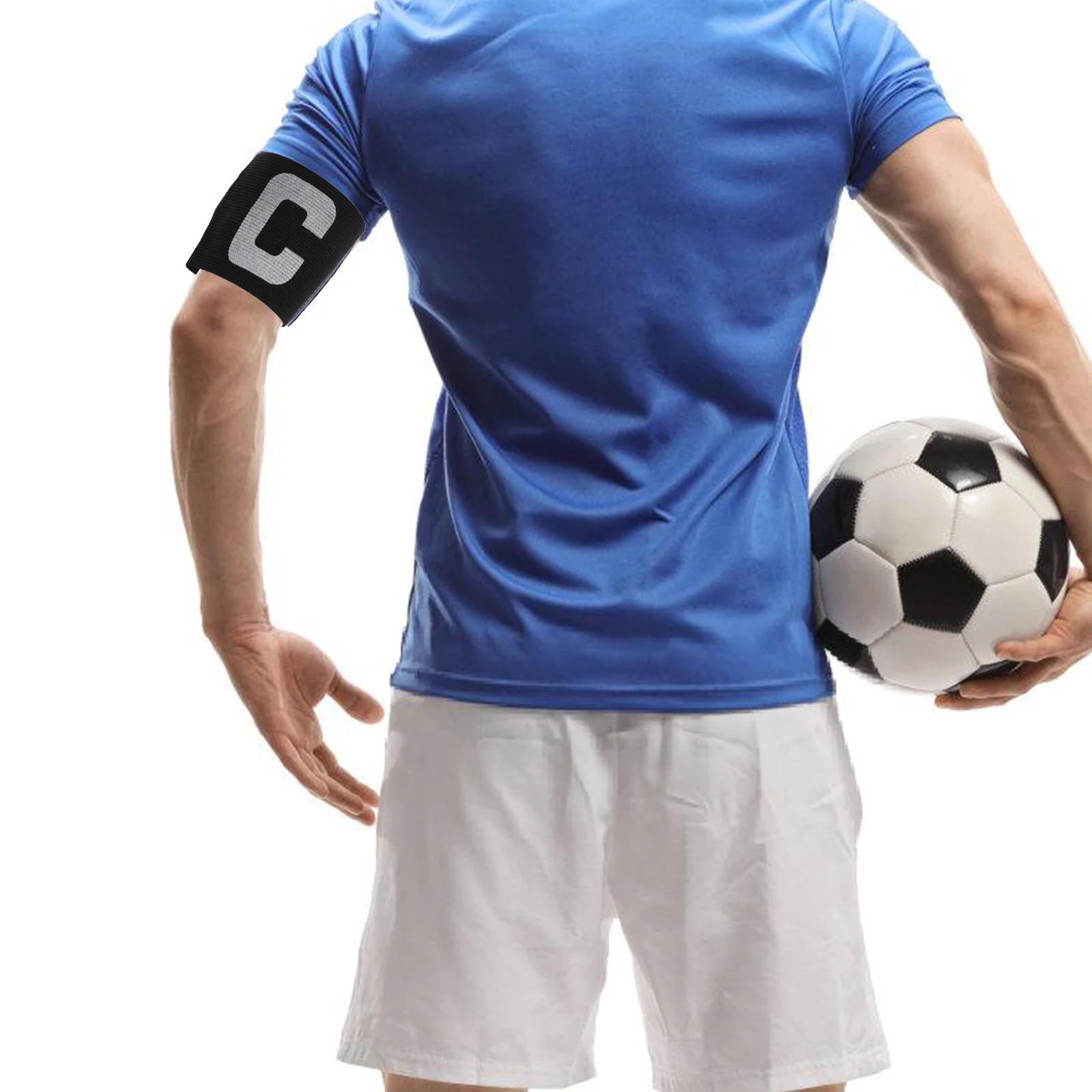 

3pcs Captain Armband Football Bands Youth Kids Captains Armbands Accessory Sport Officials Equipment Black Adult Wear Resistant