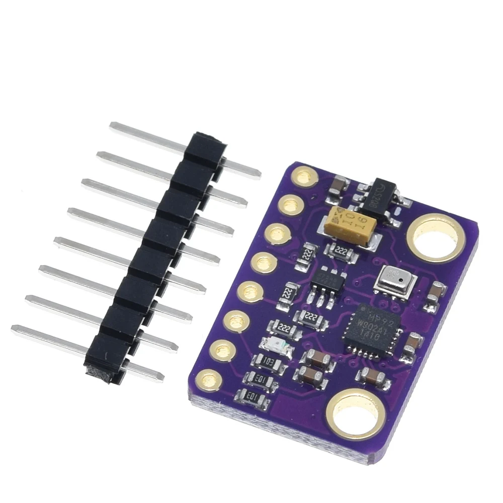 MPU-9250 MPU9250 BMP280 SPI IIC/I2C 10DOF Acceleration Gyroscope Compass 9-Axis Sensor Board Module GY-91 For Arduino 3-5V  Red