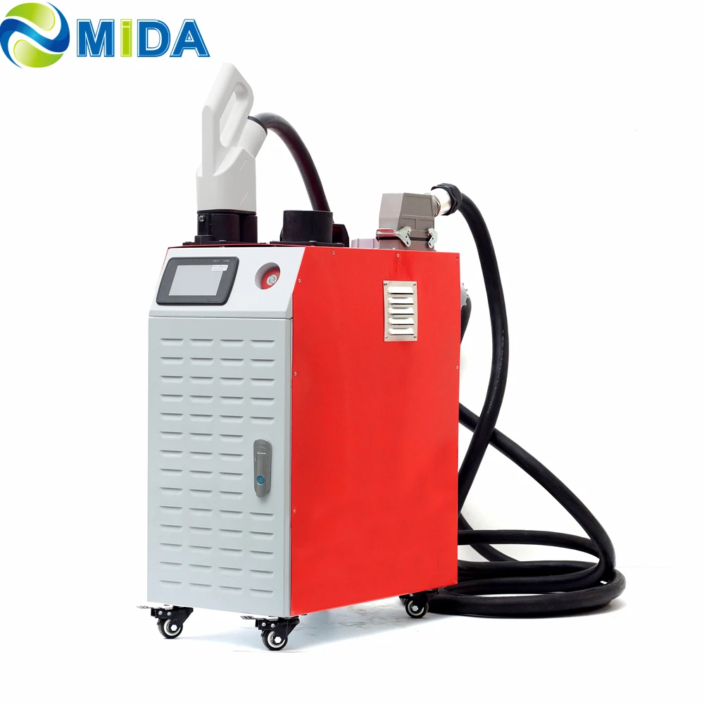 CHAdeMO GBT CCS2 CCS1 40KW DC Fast Plug Movable EV Charger For Electric Vehicles Charging Station
