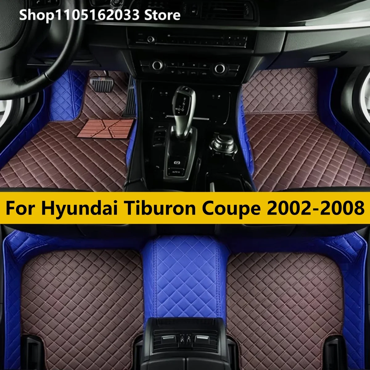 

Автомобильные коврики на заказ, подходящие для Hyundai Tiburon Coupe 2002, 2003, 2004, 2005, 2006, 2007, 2008, автомобильные ковры, аксессуары для ног
