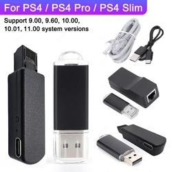 One-Key JB Tool Mod Kit USB Dongle for PS4/PS4 Pro/PS4 Slim 9.0-11.0 System JB USB Adapter with Type-C Cable Game Accessories