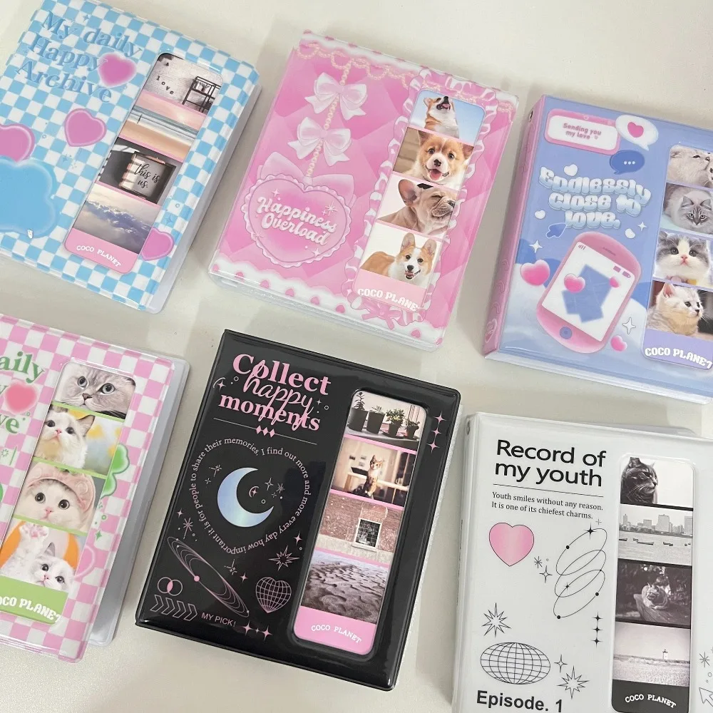 Large Capacity Card Album Postcard Book PVC Photocard Binder Collectible Card Album Idol Card Collect Book Stationery Gift