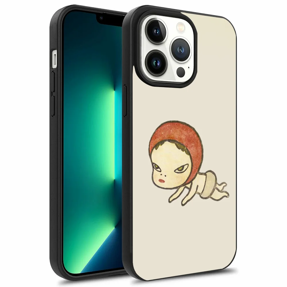 Art Yoshitomo Nara Phone Case For iPhone 16,15,14,13,12,11,Plus,Pro,Max Mini Magsafe Magnetic Wireless Charging