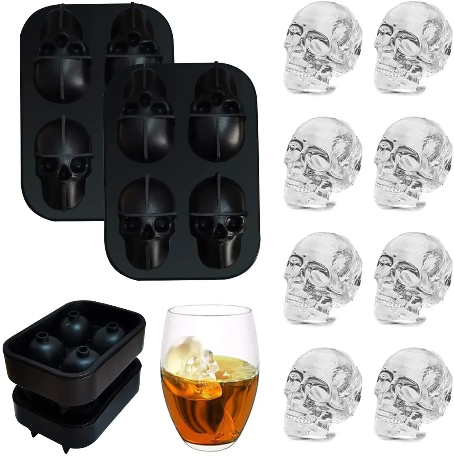 NEW Whiskey Ice Cube Maker Diamond Shape Mold Brick Square Forms For Ice Bar Accessiories Ice Cube Trays Molds Bar Accessiories