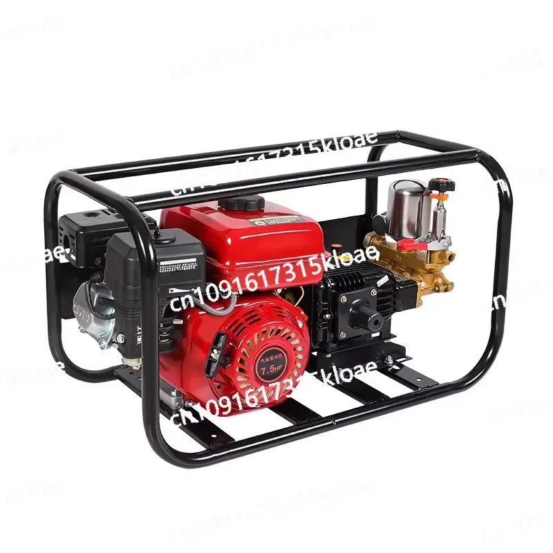 170F High Pressure Four-stroke Gasoline Dispenser Self-priming Agricultural Three-cylinder Plunger Pump Sprayer