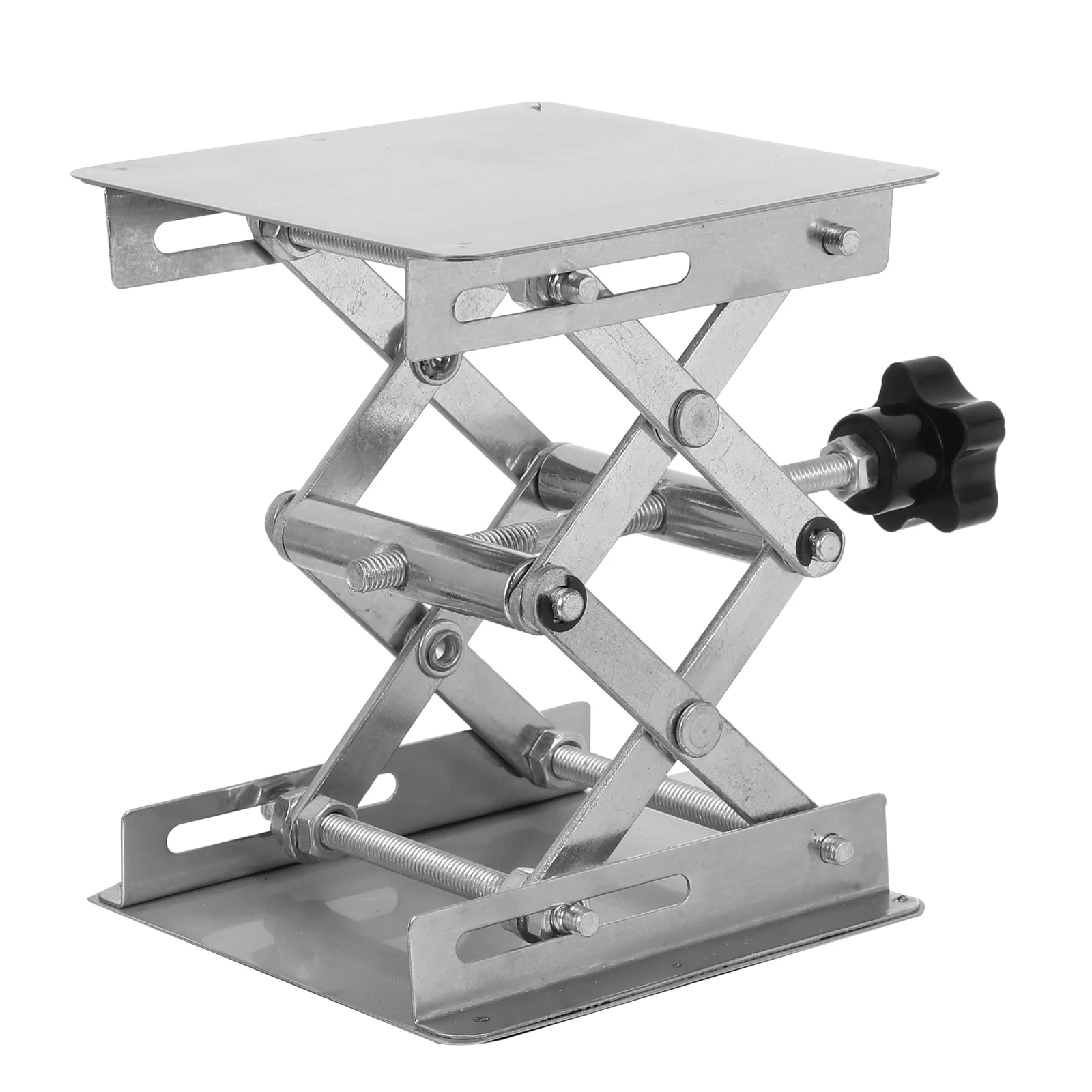 Scientific Scissor Lifting Jack Platform Lifter Laboratory Table Desk Lift Stainless Steel