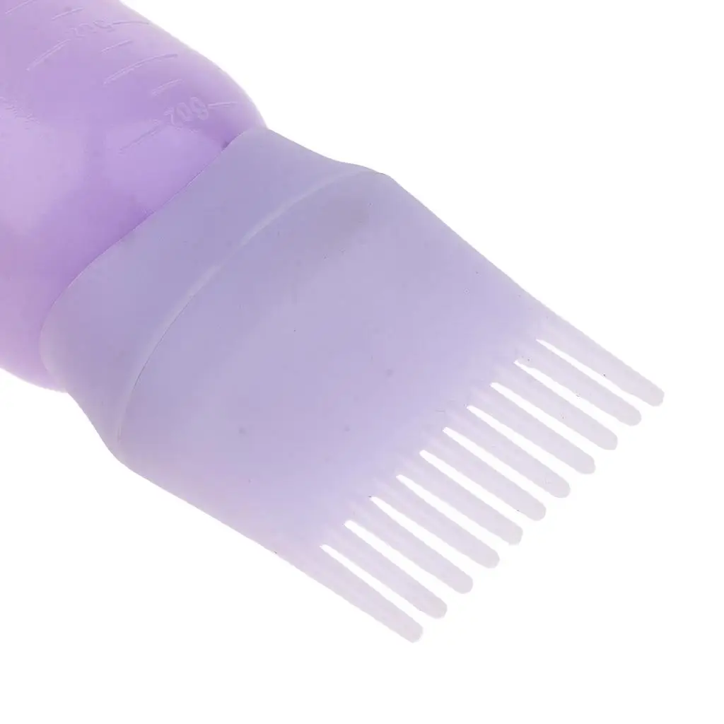 2x Hair Dyeing Bottle Applicator Comb Dispensing 120ML Salon