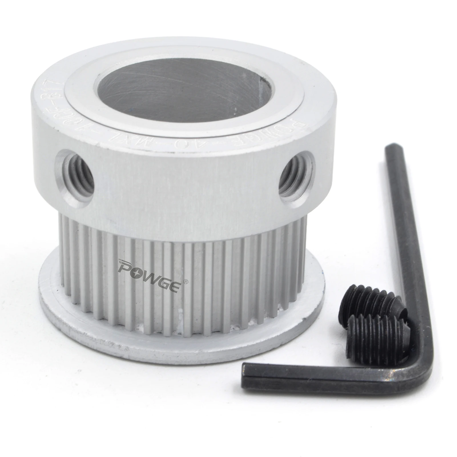 POWGE Trapezoidal 40 42 44 teeth MXL Timing Pulley Bore 5/6/6.35/7/8/10/12/14/15/16/19/20mm for belt width 6/10/15mm 40T 42T 44T