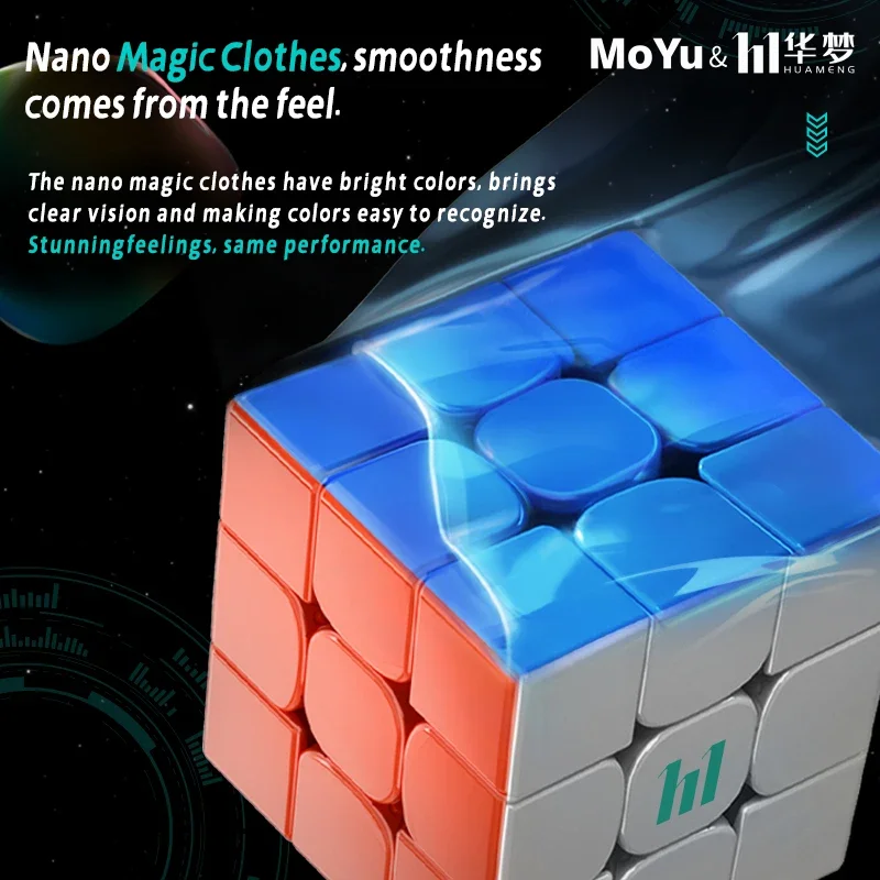 [Picube] MoYu HuaMeng YS3M World Record Design 3x3x3 Core Magnetic Cube ความเร็วระดับมืออาชีพ 3x3 Cube Cubing ปริศนาของเล่น