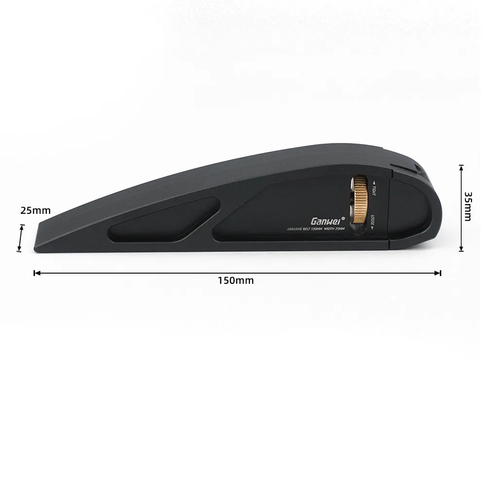 ผู้ถือกระดาษทรายแบบพกพาปรับด้วยตนเอง Curve Plane Sandbelt ขัดกระดาษทราย Woodworking Sandframe เครื่องมือ