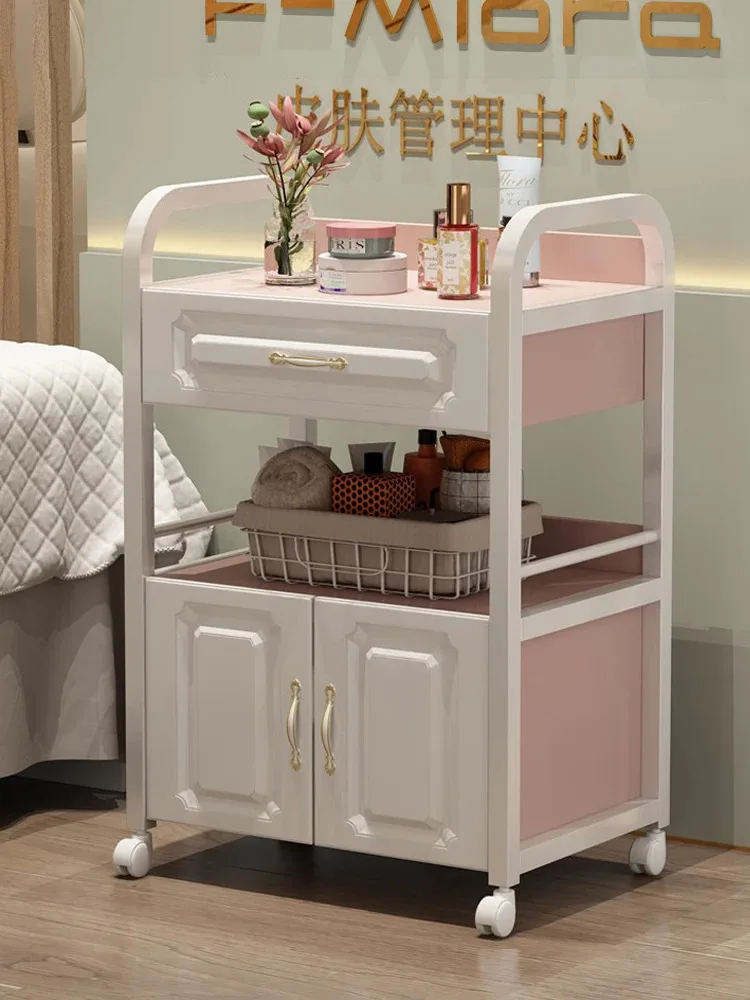 Carro de herramientas de belleza para dormitorio, cocina, salón, barbería, multifunción, Attrezzi, muebles de belleza, HYST