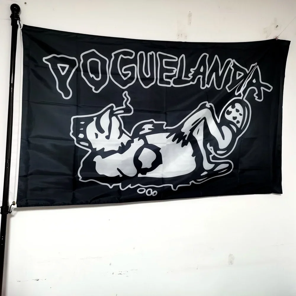 Poguelandia Flag 3x5ft Outer Banks Men\'s Cave & Dorm Decor | Durable Polyester Wall Banner, Fun Themed Poster for Fans