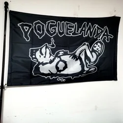 Poguelandia Flag 3x5ft Outer Banks Men's Cave & Dorm Decor | Durable Polyester Wall Banner, Fun Themed Poster for Fans