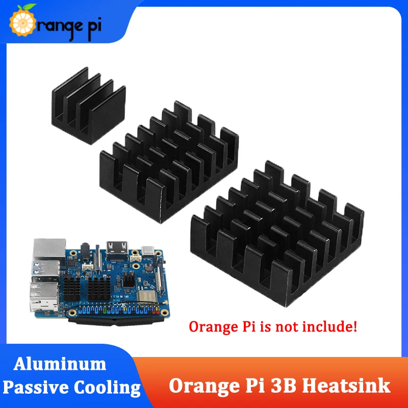 Orange Pi 3B Aluminum Heat Sink Active Passive Cooling for OPI 3B