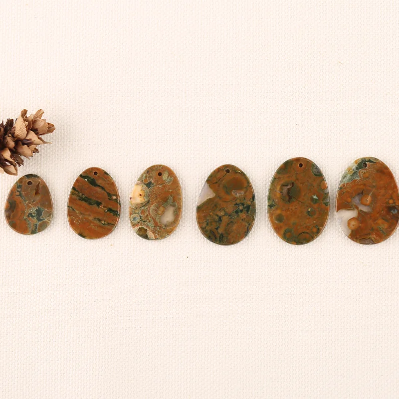 

AAA+ B&F rainforest jasper Earring Beads for Jewelry Making, Handmade Natural stones beads, Stones for Supplies