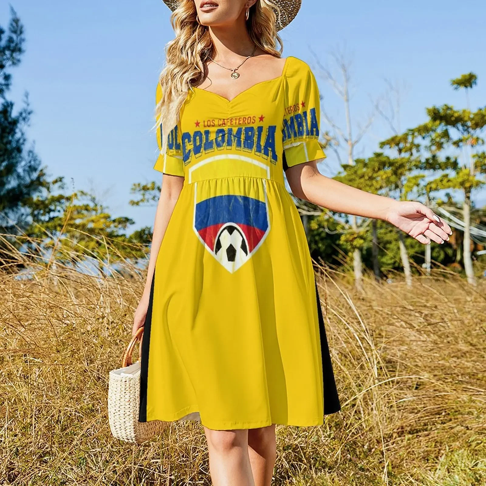 Colombia Football National Flag T Shirt World Soccer Jersey Cup Sleeveless Dress dresses with long sleeves Bride dresses Dress