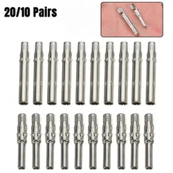 10Pairs Inside Metal Core Male Female Cable Terminalsv Pin Solar Connector Pin For PV Pin Connector Electric Wire Connector