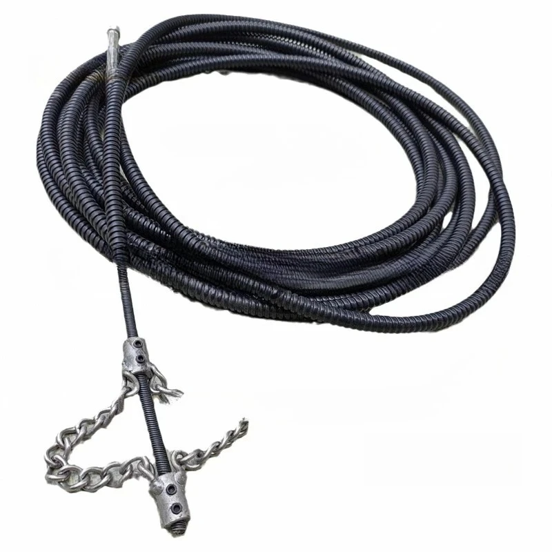 Electric Sewer Dredging Tool with Solid Chain Spring Oil Plugging Pipe Dredger Special Artifact for CleaningElectric Sewer Dredg