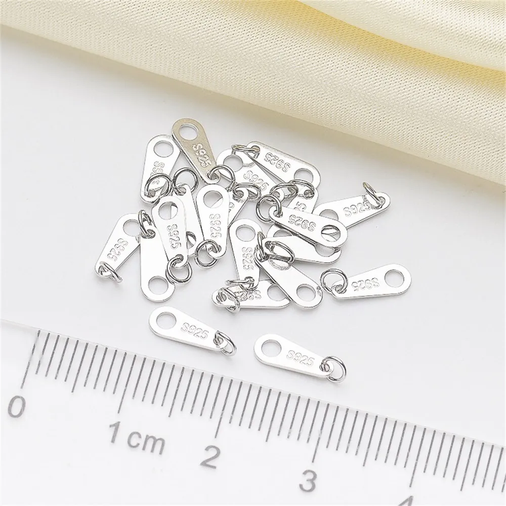 DIY Pearl Accessories S925 Sterling Silver Pearl Necklace Bracelet Tail Chain Buckle Hand-made Clips Z033