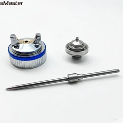 sMaster 4000B 4400B 5000B Spray Gun 1.3mm/1.7mm Nozzle Kit Paint Gun Cap Nozzle Needle Three-Piece