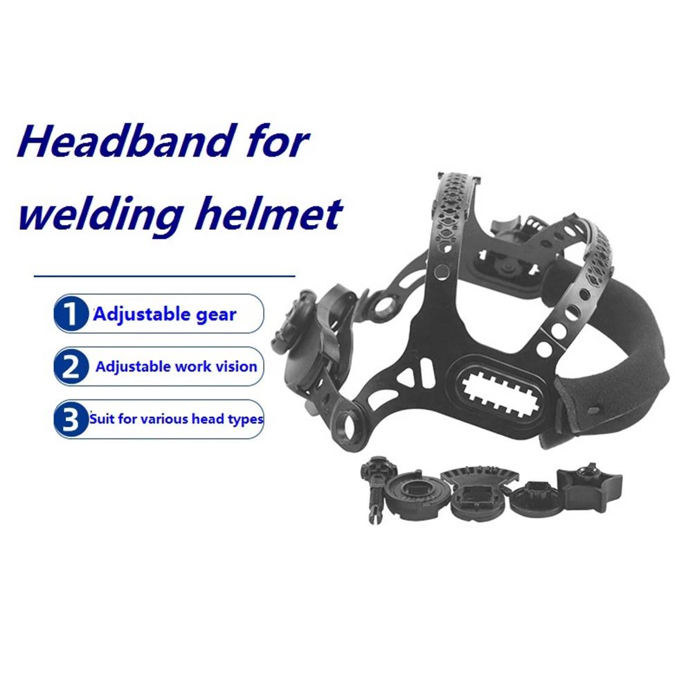 Auto Darkening Welder Mask Accessories Welding Wearing Helmet Headband Sweat-Absorbing Soldering Wearing Helmet Head Band