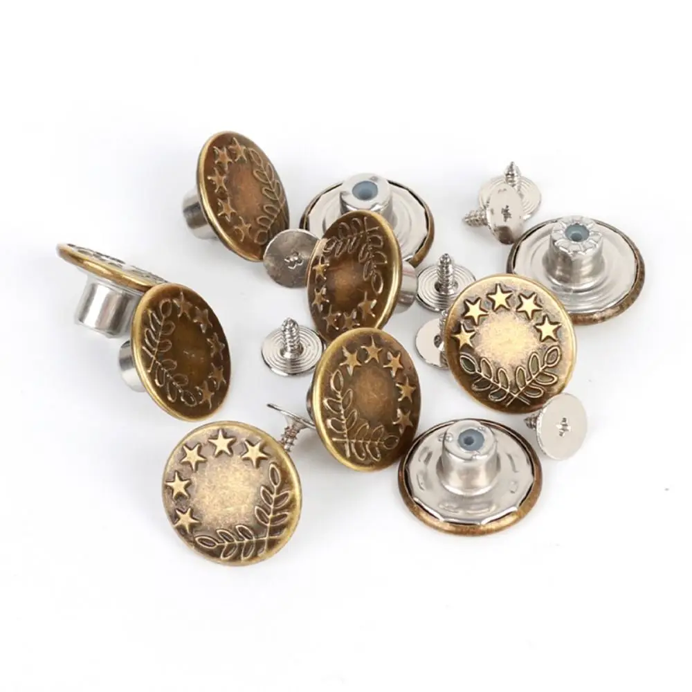 10 шт./упаковка, пуговицы для джинсов, 17 мм