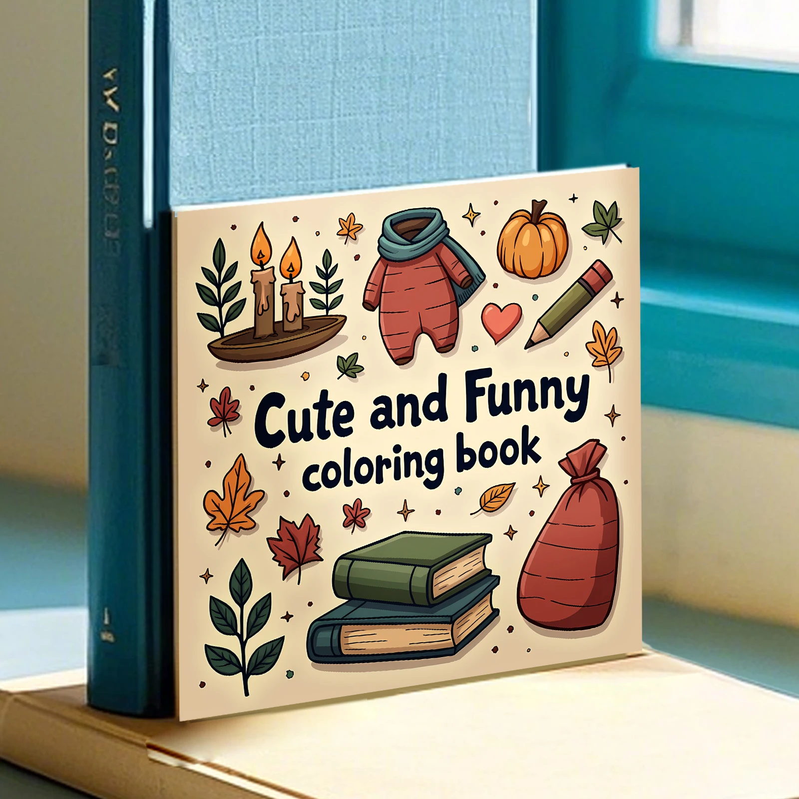 Adult Picture Book 24 pages Cartoon Cute Funny Coloring Book can relax and relieve stress Graffiti Painting Drawing