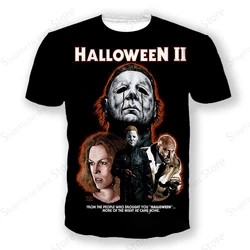 Men's T-shirt 3d Halloween Michael Myers Print Tshirt Men Women Fashion T-shirt Kids Hip Hop Top Tees Punk Camiseta Movie Tops