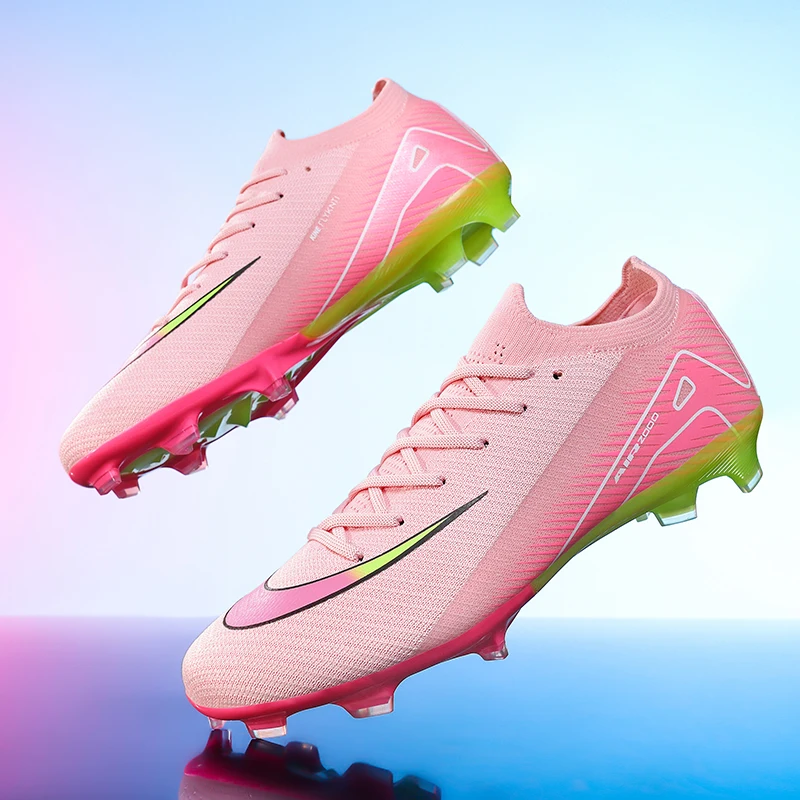 

New Men Soccer Shoes Ultralight Cleats Outdoor Football Boots Unisex Hot Sale Women Match FG Sneakers High-quality Professional