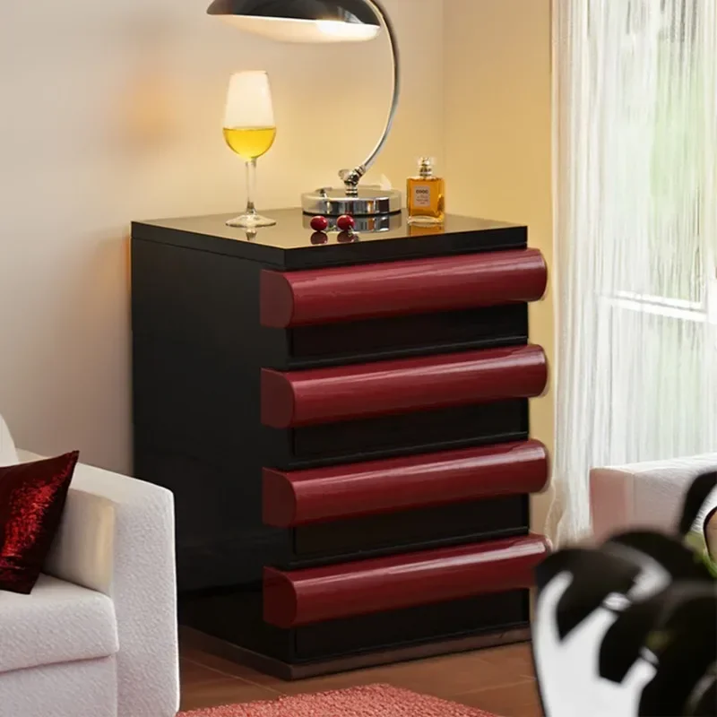 Italian sofa side table bedside  removable coffeesofa small side side light luxury premium living room