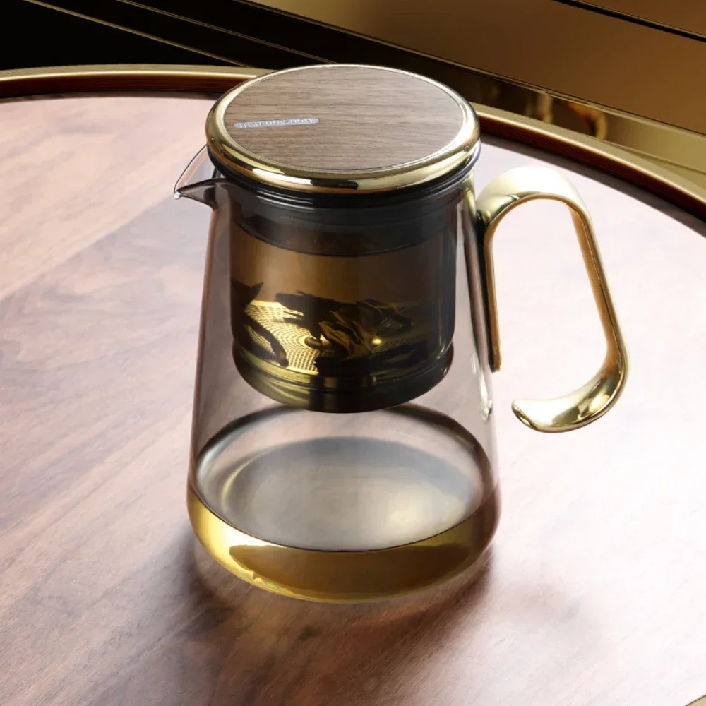 750ml Glass Teapot - All-in-one Teapot with Glass Filter - A Great Gift for Tea Lovers, Premium Gift Box tea kettle  kettle