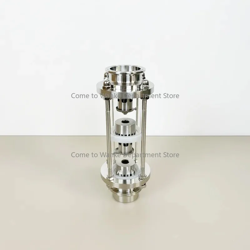 

NEW Type 3 Floors 2" Distillation Lens Column With SS304 Bubble Platte Sets,Tri-Clamp Sight Glass Union For Homebrew,SS304