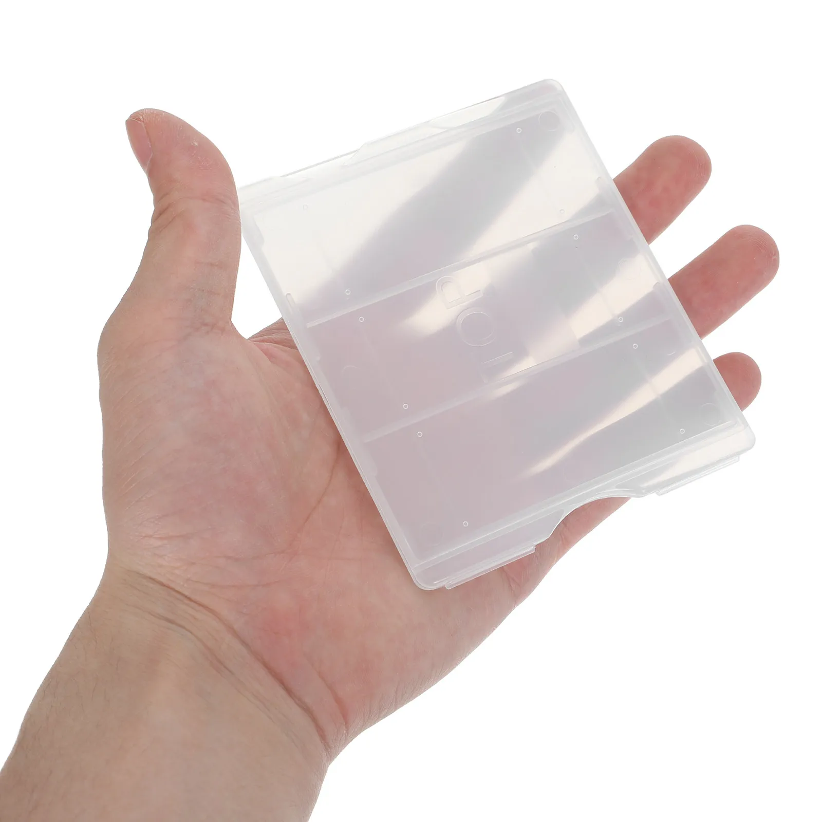 

15Pcs Microscope Slide Storage Box Portable Lab Glass Slide Organizer Clear Plastic Holder Rectangle Case for Laboratory